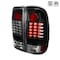 Spec-D Tuning 08-16 Ford F250 Black LED Tail Lights LT-F25008JMLED-TM - alternate 1